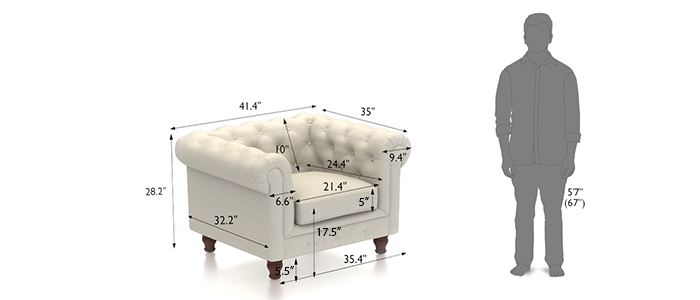 California sofa 3-Seater 